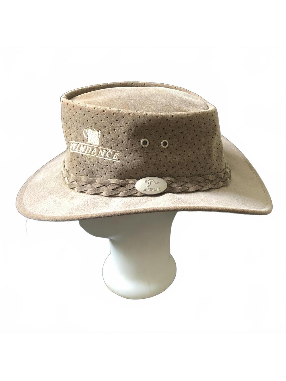 Windance Australia Tan Outback Aussie Chiller Hat with Braided Band - Picture 3 of 10